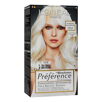 L´Oréal Paris Zosvetľujúca farba na vlasy Blondissimes Préférence Zosvetľujúca farba na vlasy Blondissimes Préférence - Odtieň E