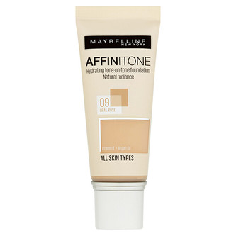 Maybelline Sjednocující make-up s HD pigmenty Affinitone (Hydrating Tone-One-Tone Foundation) 30 ml Sjednocující make-up s HD pigmenty Affinitone (Hydrating Tone-One-Tone Foundation) 30 ml - Odstín 17 Rose Beige woman