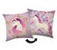 JERRY FABRICS Polštářek Jednorožec Flowers  Polyester, 40/40 cm