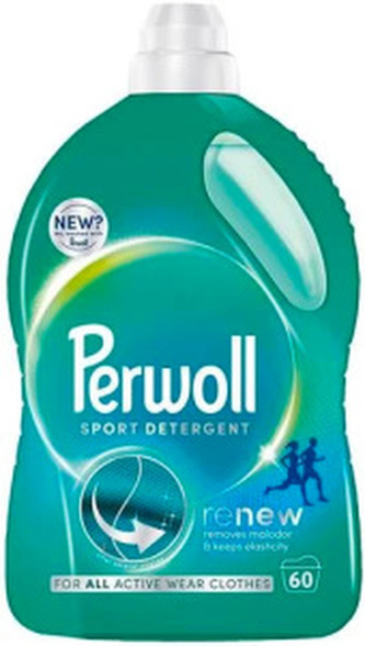 Perwoll prací gel Renew Sport sportovní prádlo, 60 praní, 3000 ml
