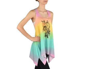 Dámský dlouhý top YORKA, multicolour, lapač snů III