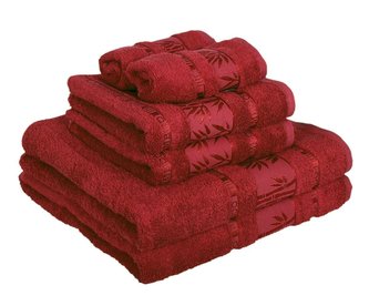 Forbyt, Ručník nebo osuška, New Bambus Line, bordový 30 x 50 cm