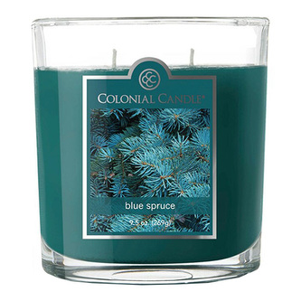 Svíčka dekorativní váza Colonial Candle, Modrý smrk, 269 g