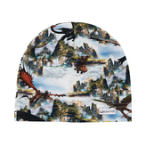 Dětská čepice Draci; Barva: modrá; Velikost: 36