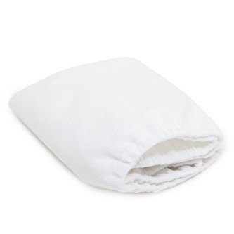 Nepropustné prostěradlo do kočárku froté White 41 x 87 cm; Barva: bílá; Velikost: 41 x  87 cm