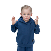 Dětská mikina s kapucí Navy; Barva: modrá; Velikost: 140 - 146