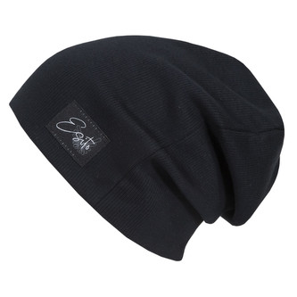 Žebrovaná čepice spadená Color Black; Barva: černá; Velikost: 44
