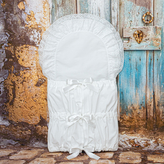 Zavinovačka klasická obdélníková 2 kanýry; Barva: bílá; Velikost: 112 x 38 cm