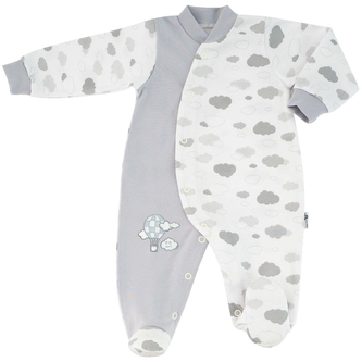 Kojenecký overal Mráček; Barva: šedá; Velikost: 56