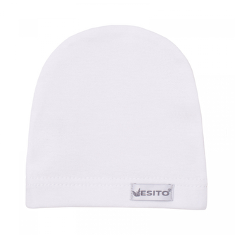 Kojenecká čepice saporka; Barva: bílá; Velikost: 68 Kojenecká čepice saporka; Barva: bílá; Velikost: 68