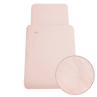 Luxusní dětské mušelínové povlečení Pink; Barva: růžová; Velikost: 100 x 135, 60 x 40 cm