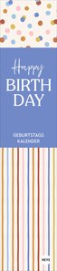 Design Geburtstagskalender Langplaner mini