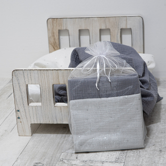 Mušelínové pleny Hvězdička šedá - šedá; Barva: šedá / šedá; Velikost: 70 x 70 cm