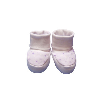 Kojenecké bačkůrky bavlna malé hvězdička; Barva: hvězdička žlutá