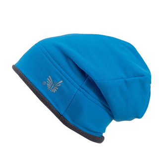 Zimní čepice spadená Modrá; Barva: modrá; Velikost: 54