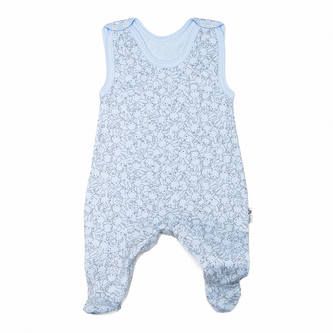 Kojenecké dupačky Zája Soft Blue; Barva: modrá; Velikost: 56