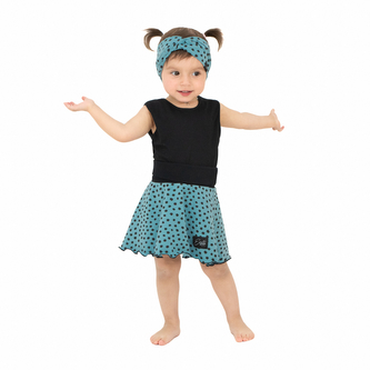 Dívčí kolová sukně Black Spot Turq; Barva: tyrkysová; Velikost: 110 - 116