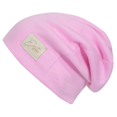 Žebrovaná čepice spadená Color Pink; Barva: růžová; Velikost: 40