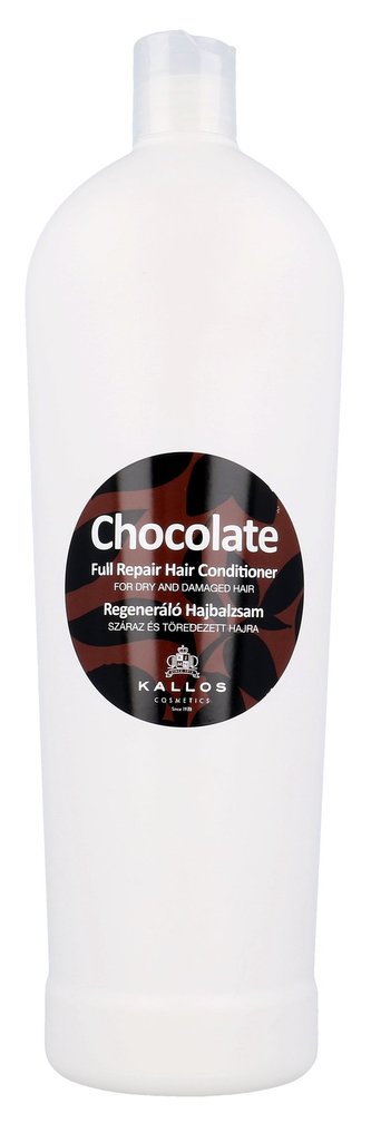 Kallos Čokoládový kondicionér pro obnovu suchých a poškozených vlasů (Chocolate Full Repair Hair Conditioner) Čokoládový kondicionér pro obnovu suchých a poškozených vlasů (Chocolate Full Repair Hair Conditioner) - Objem 1000 ml woman