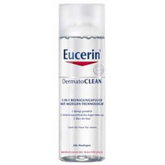 Eucerin Čistiaca micelárna voda 3 v 1 DermatoCLEAN 200 ml woman
