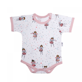 Bodyčko DIGITÁL krátký rukáv Víla vel. 56 - 74; Barva: růžová; Velikost: 62