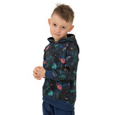 Dětská mikina s kapucí Universe; Barva: modrá; Velikost: 74 - 80