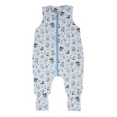 Spací pytel s nohavicemi Zvířátka Blankytná modř; Barva: modrá; Velikost: 9 m - 36 m