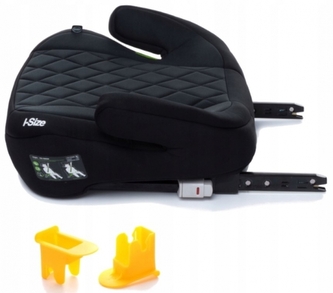 Autosedačka/podsedák 4BABY HI-FIX ISOFIX I-SIZE, černá