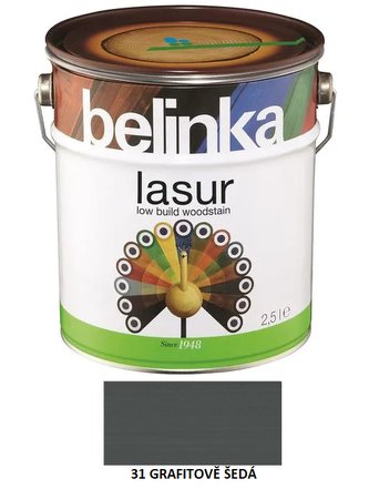 Belinka Lasur 2,5l 31 Grafitová šedá