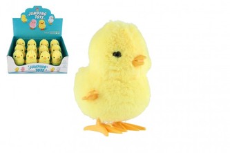 Kuřátko na natažení plast 8x9cm 1ks