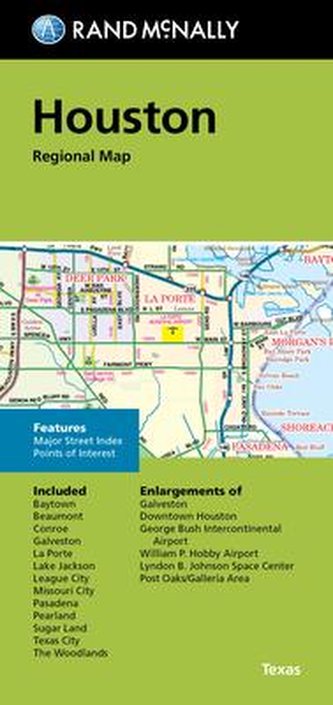Rand McNally Folded Map: Houston Regional Map