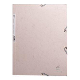 Exacompta spisové desky s gumičkou a štítkem Skandi, prešpán, A4 maxi, lososová