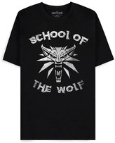 Tričko The Witcher - School of the Wolf Emblem XL