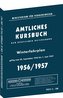 Kursbuch der Deutschen Reichsbahn - Winterfahrplan 1956/1957