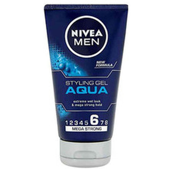 Nivea Gel na vlasy s mokrým efektem Aqua (Styling Gel) 150 ml man