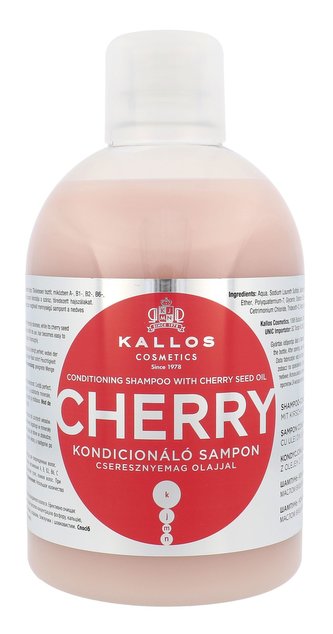Kallos Vyživující šampon s výtažkem z třešní (Conditioning Shampoo with Cherry Seed Oil) 1000 ml woman