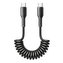 Fast Charging cable for car Joyroom Type-C to Type-C Easy-Travel Series 60W 1.5m, coiled (black)