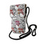 Hello Kitty Leather Tags Graffiti Cord - telefonní taška (béžová)