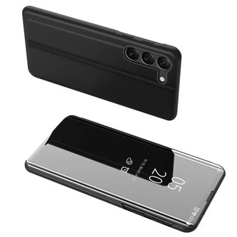 Clear View Case pro Samsung Galaxy S23 flipový kryt černý