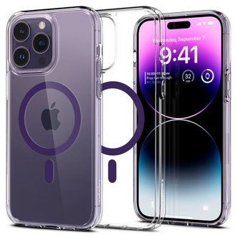 Spigen Ultra Hybrid MagSafe - pouzdro pro iPhone 14 Pro (Deep Purple)