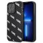 Karl Lagerfeld KLHCP13LPULMBK3 iPhone 13 Pro / 13 6,1" pevný obal černý/černý celoplošný