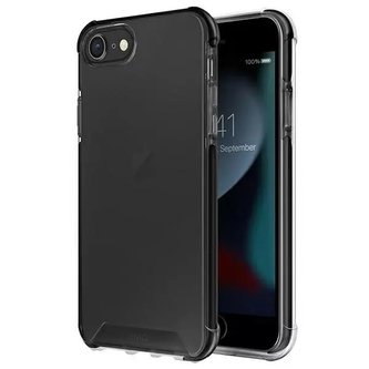 UNIQ Combat pouzdro na telefon Apple iPhone SE 2022 / SE 2020 /7/8 černá/karbonově černá UNIQ Combat pouzdro na telefon Apple iPhone SE 2022 / SE 2020 /7/8 černá/karbonově černá