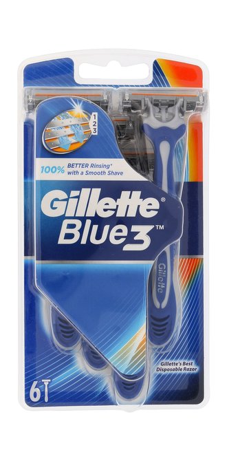 Gillette Pánská pohotová holítka Blue3 4 ks + 2 ks ZDARMA man