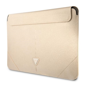Guess Saffiano Triangle Logo Sleeve - pouzdro na notebook 13"/ 14" (béžová) Guess Saffiano Triangle Logo Sleeve - pouzdro na notebook 13"/ 14" (béžová)