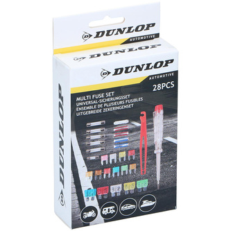 Dunlop - Sada pojistek + zkoušečka napětí 28 ks