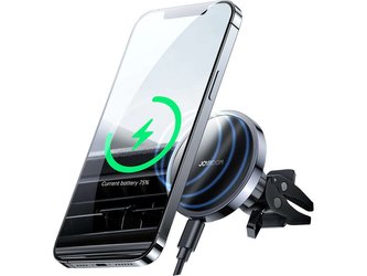 Magnetický držák s Qi MagSafe nabíječkou JOYROOM JR-ZS240 na mřížku