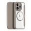 Pouzdro Dux Ducis Skin X Pro iPhone 14 Pro Max, MagSafe, barva beige