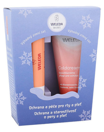 Weleda Zimní set s ochranou a péčí pro rty a pleť unisex