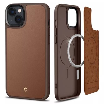 Etui Spigen Cyrill Kajuk Mag MagSafe do Apple iPhone 14 Plus sedlo hnědé