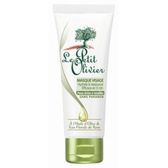 Le Petit Olivier Hydratační pleťová maska s olivovým olejem a růžovou vodou 75 ml woman